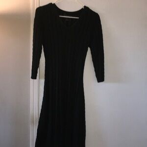 Gently worn Jessica Howard petite medium V-neck sweater dress